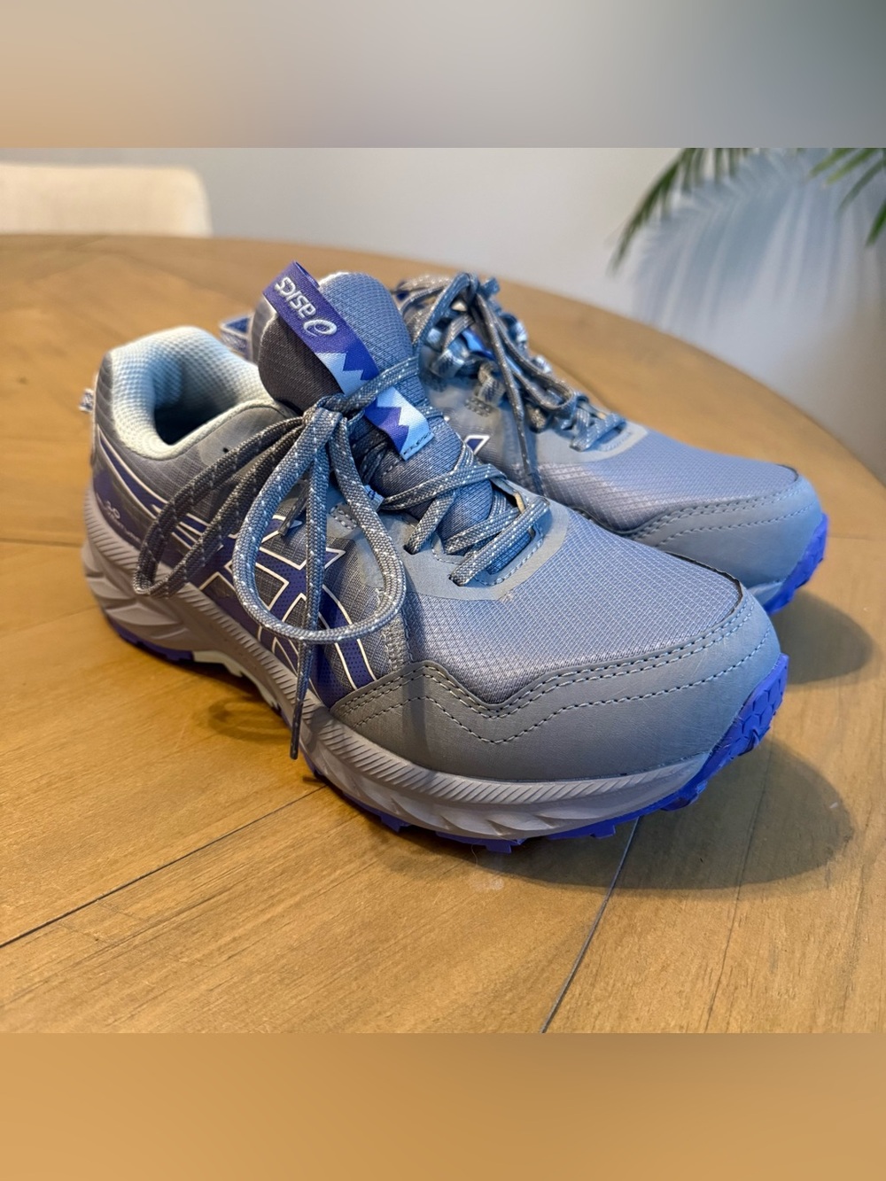 Size 7- Asics Gel Venture 10  Gravel Blue Violet Purple Gray Women's